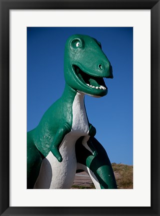 Framed T-Rex Sculpture Print