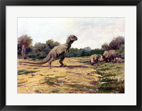 Framed T Rex Posture Print
