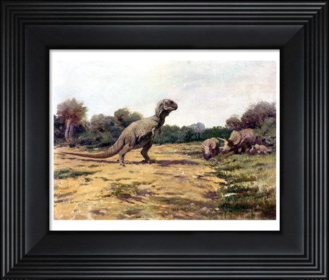 Framed T Rex Posture Print