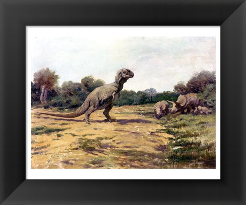 Framed T Rex Posture Print