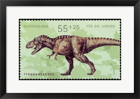 Framed Tyrannosaurus Print