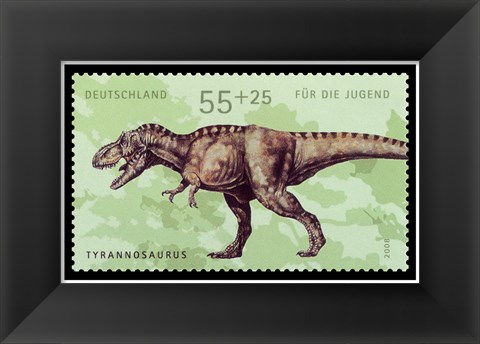 Framed Tyrannosaurus Print