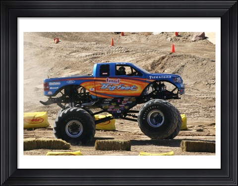 Framed Big Foot Monster Truck Print