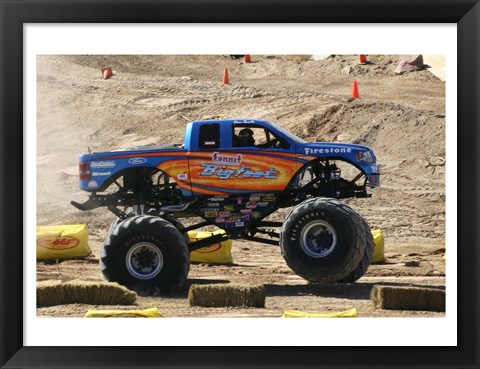 Framed Big Foot Monster Truck Print