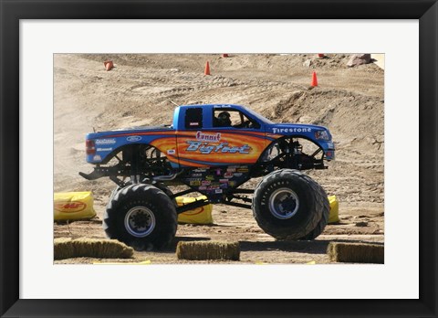 Framed Big Foot Monster Truck Print