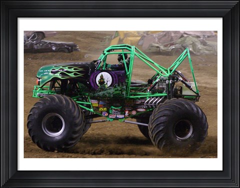 Framed Grave Digger Monster Truck Print