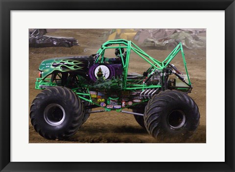 Framed Grave Digger Monster Truck Print