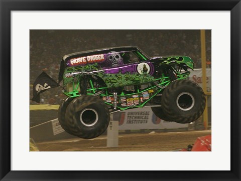 Framed Grave Digger Monster Truck Print