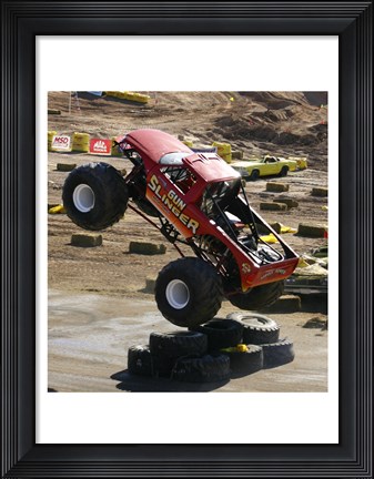 Framed Gunslinger Monster Truck Print