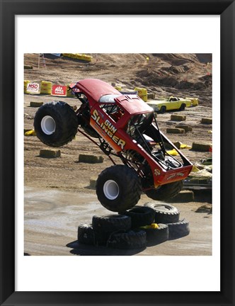 Framed Gunslinger Monster Truck Print