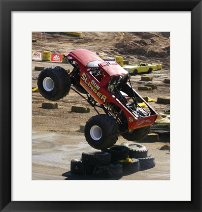 Framed Gunslinger Monster Truck Print