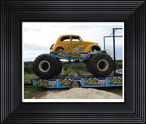 Framed Monster Truck Beetle Print