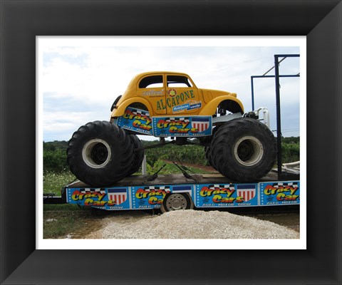 Framed Monster Truck Beetle Print