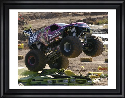 Framed Scarlet Bandit Monster Truck Print