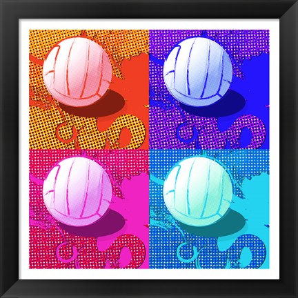 Framed Volleyball Pop Print