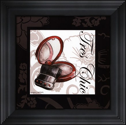Framed Makeup Bag II Print
