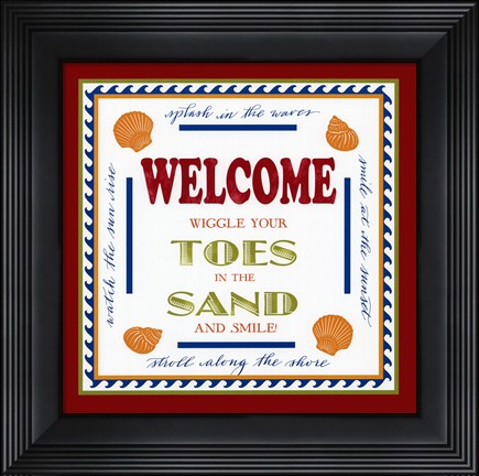 Framed Beach Sand Print