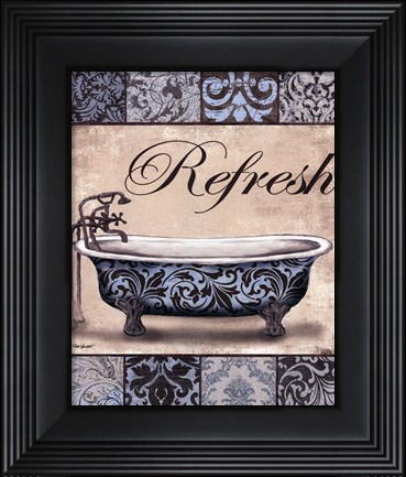 Framed Refresh Bath - mini Print