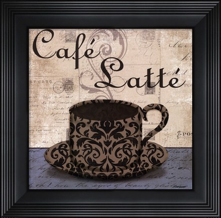 Framed Cafe Latte Print