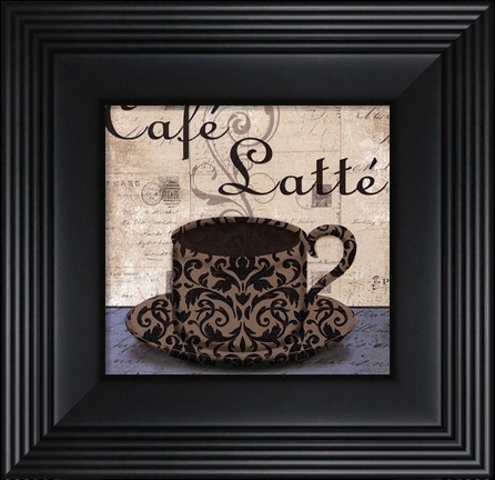 Framed Cafe Latte -Petite Print