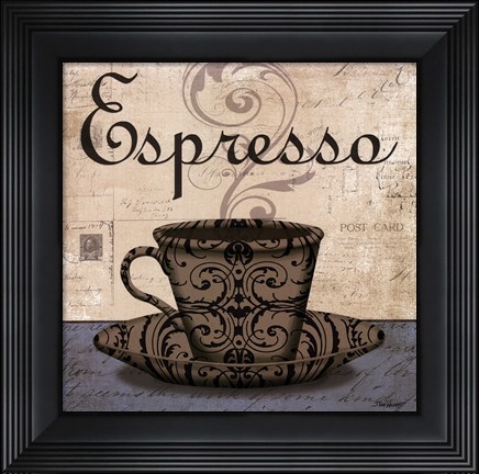 Framed Expresso Print