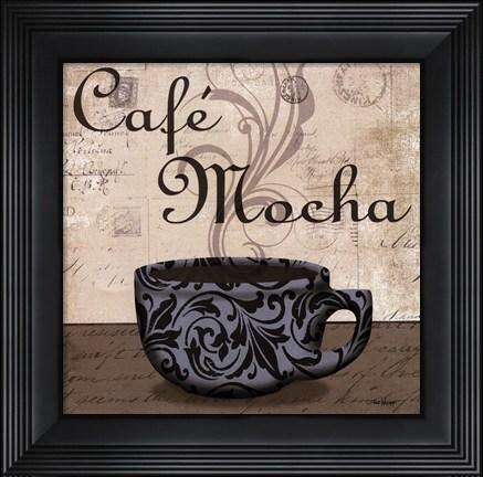 Framed Cafe Mocha Print