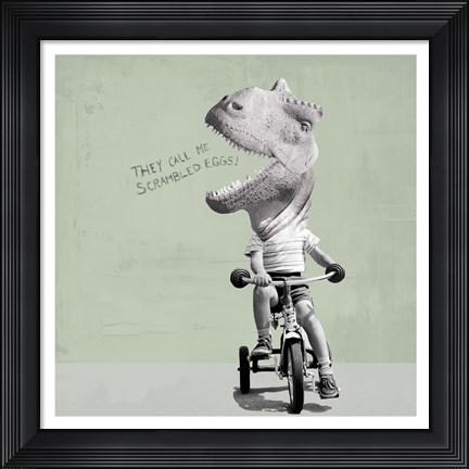 Framed They Call Me Scrambled Eggs! Print