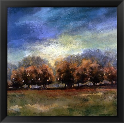 Framed CLEARING SKY I Print