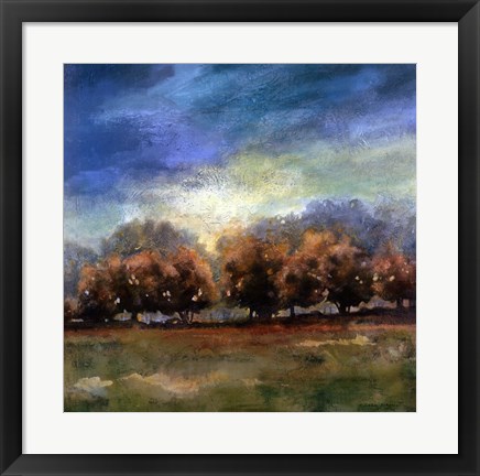 Framed CLEARING SKY I Print