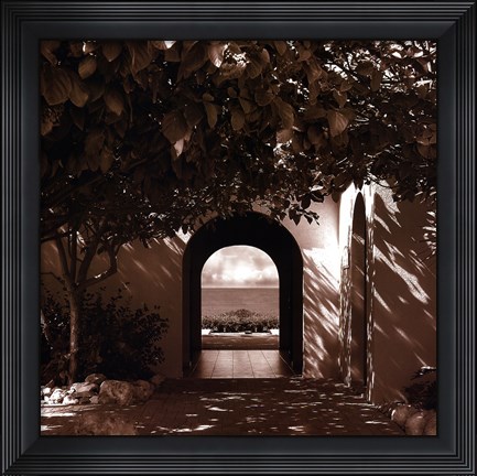 Framed OCEAN VILLA Print