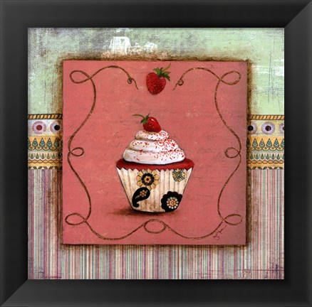 Framed CUPCAKE DELIGHT I Print