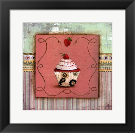 Framed CUPCAKE DELIGHT I Print