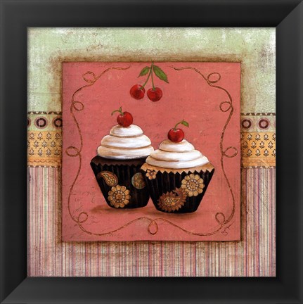 Framed CUPCAKE DELIGHT II Print