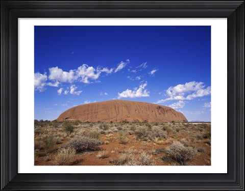 Framed Rock formation, Ayers Rock, Uluru-Kata Tjuta National Park, Australia Print