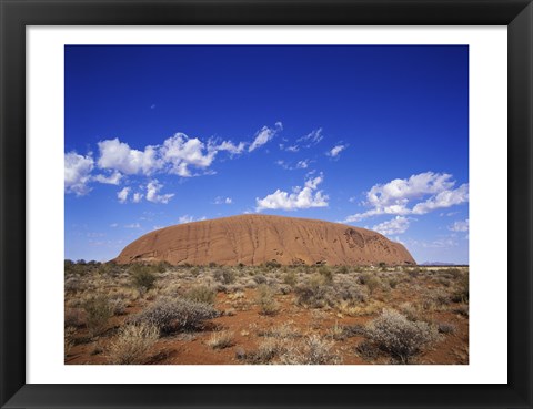 Framed Rock formation, Ayers Rock, Uluru-Kata Tjuta National Park, Australia Print