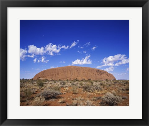 Framed Rock formation, Ayers Rock, Uluru-Kata Tjuta National Park, Australia Print