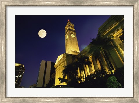 Framed City Hall King George Square Brisbane Australia Print