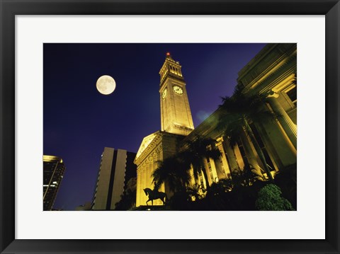 Framed City Hall King George Square Brisbane Australia Print