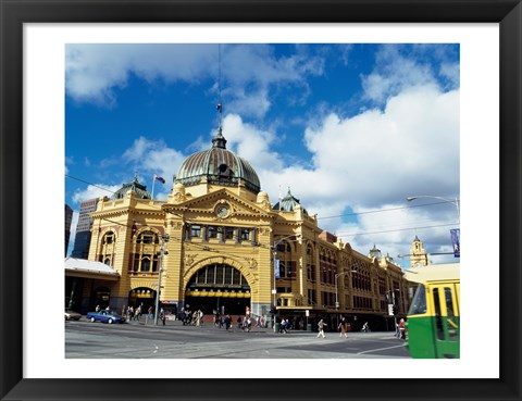 Framed Low angle view of a shot tower, Melbourne Central, Melbourne, Victoria, Australia Print