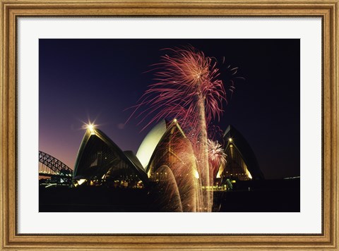 Framed Sydney Opera House Sydney Australia Print
