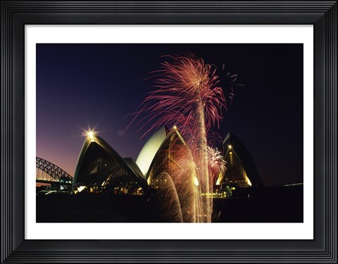 Framed Sydney Opera House Sydney Australia Print