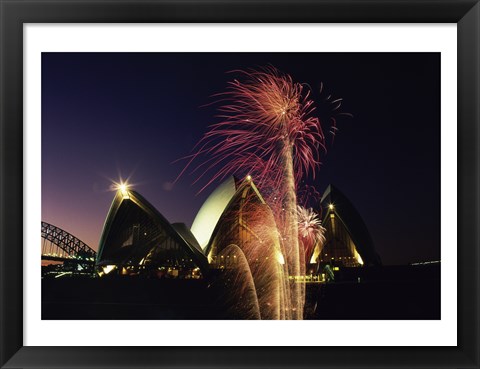 Framed Sydney Opera House Sydney Australia Print