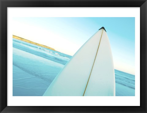 Framed Close-up of a surfboard, Fishery Bay, Australia Print