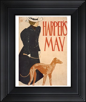 Framed Harper&#39;s May Print