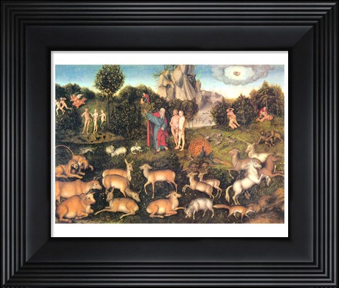 Framed Lucas Cranach Print