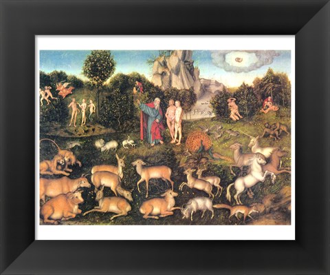 Framed Lucas Cranach Print