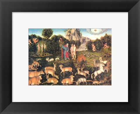 Framed Lucas Cranach Print