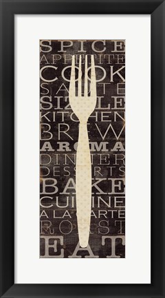 Framed Kitchen Words I Print