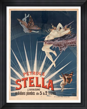 Framed Petrole Stella Print