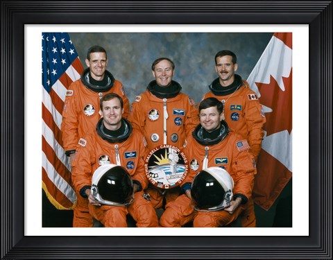 Framed Atlantis STS-74 Crew Print